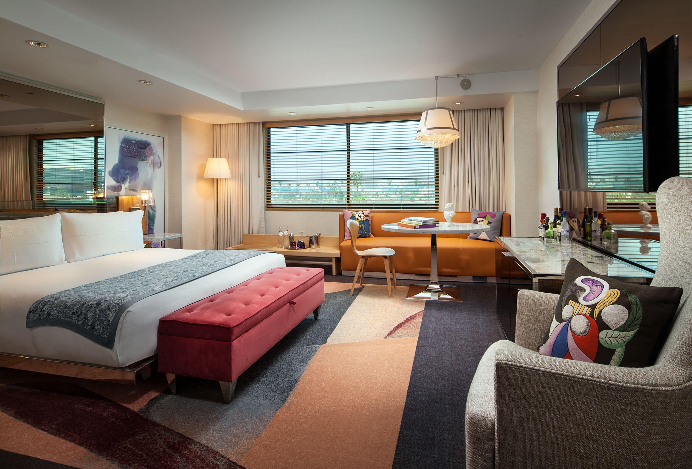 Beverly Hills balcony suite hotel room