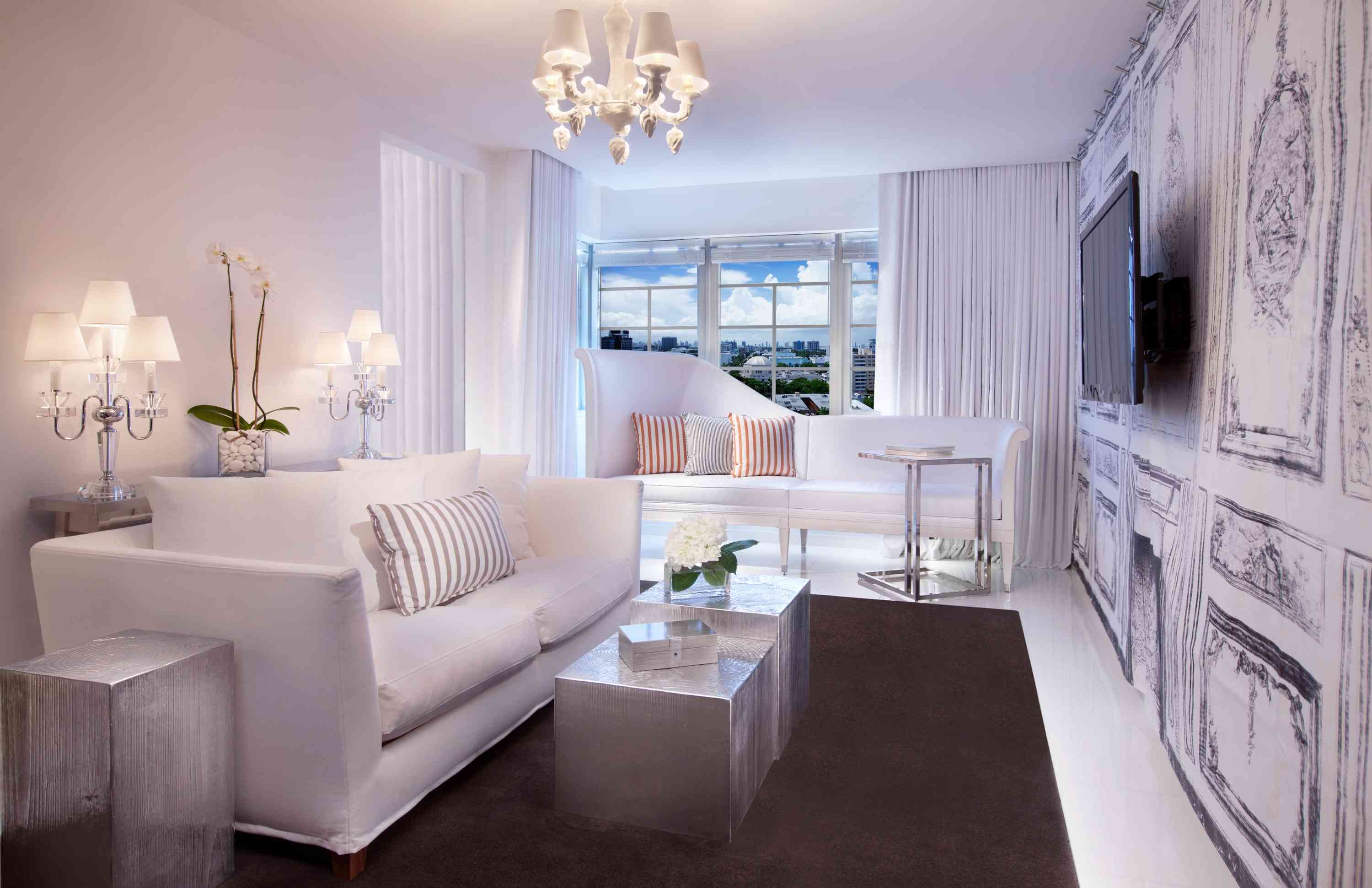 SLS South Beach SLS Signature Suite Living Area