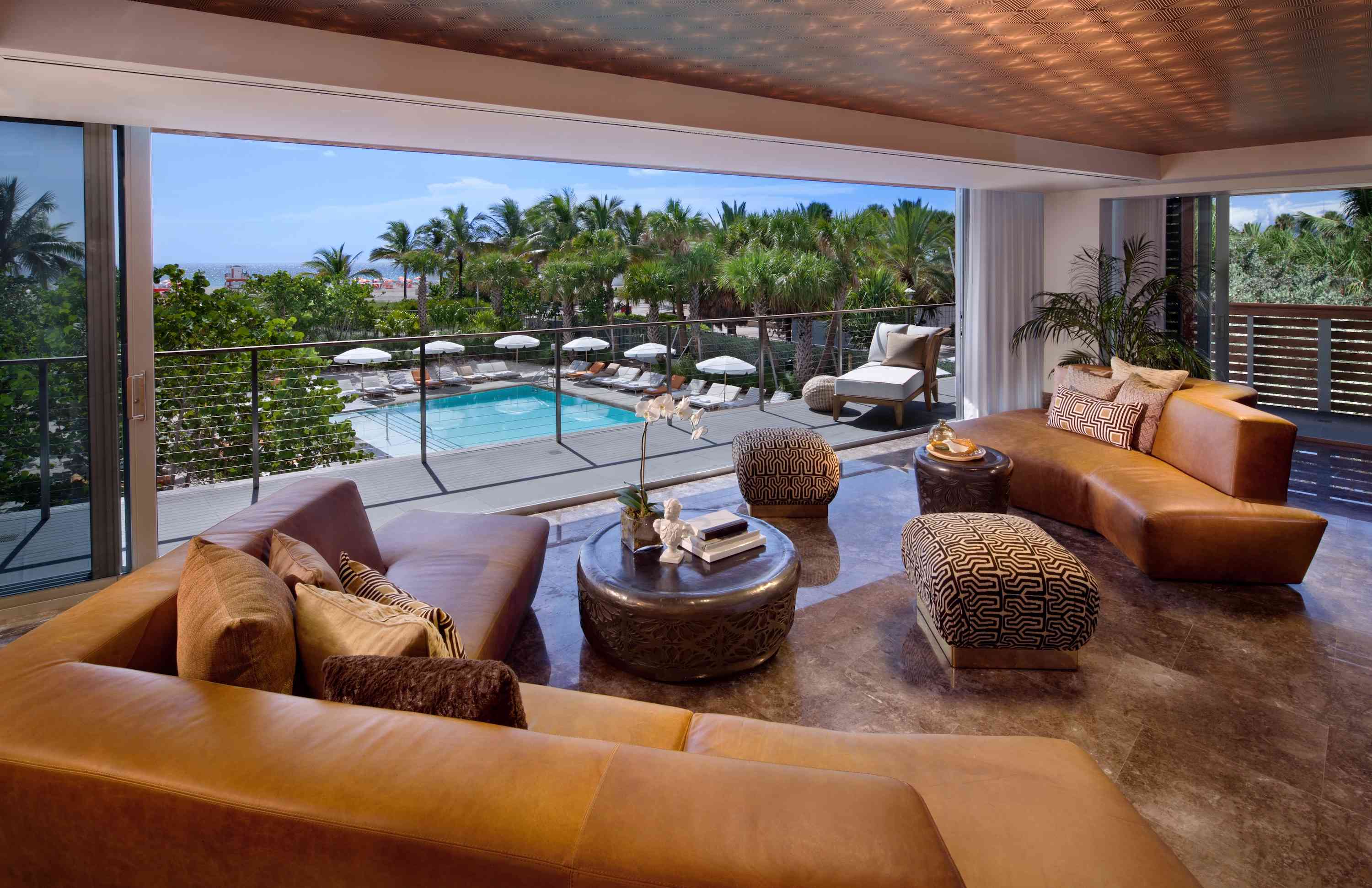SLS South Beach Villa Penthouse View of Pool
