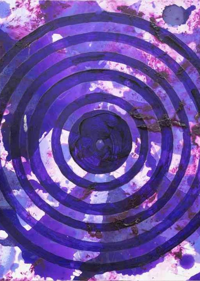 artwork | PurpleField (Concentric) I, 2020 | J. Steven Manolis