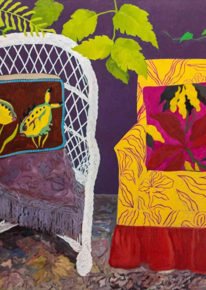 Chair Duet, 1977 | Hunt Slonem