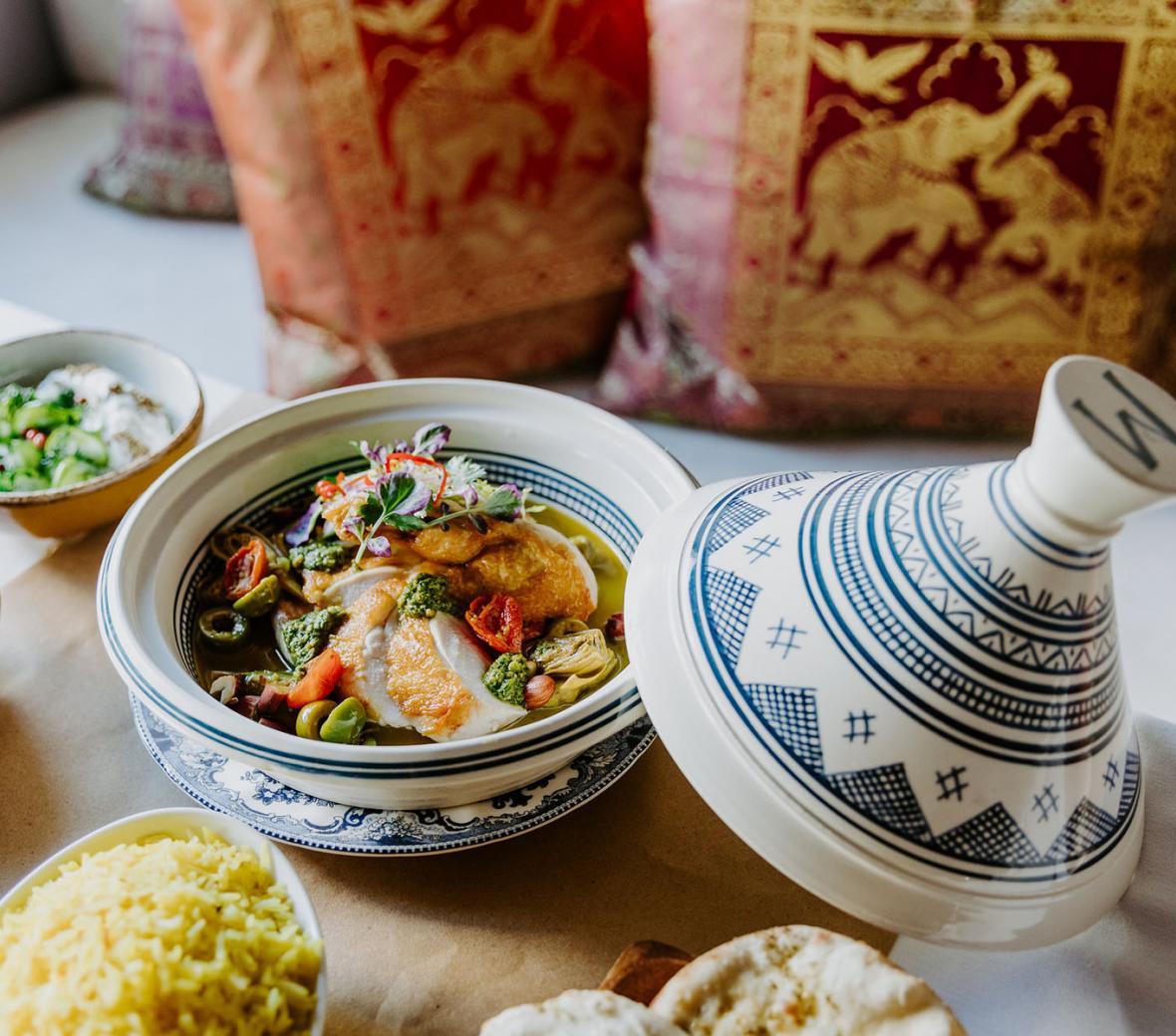 Tagine dish at Cleo
