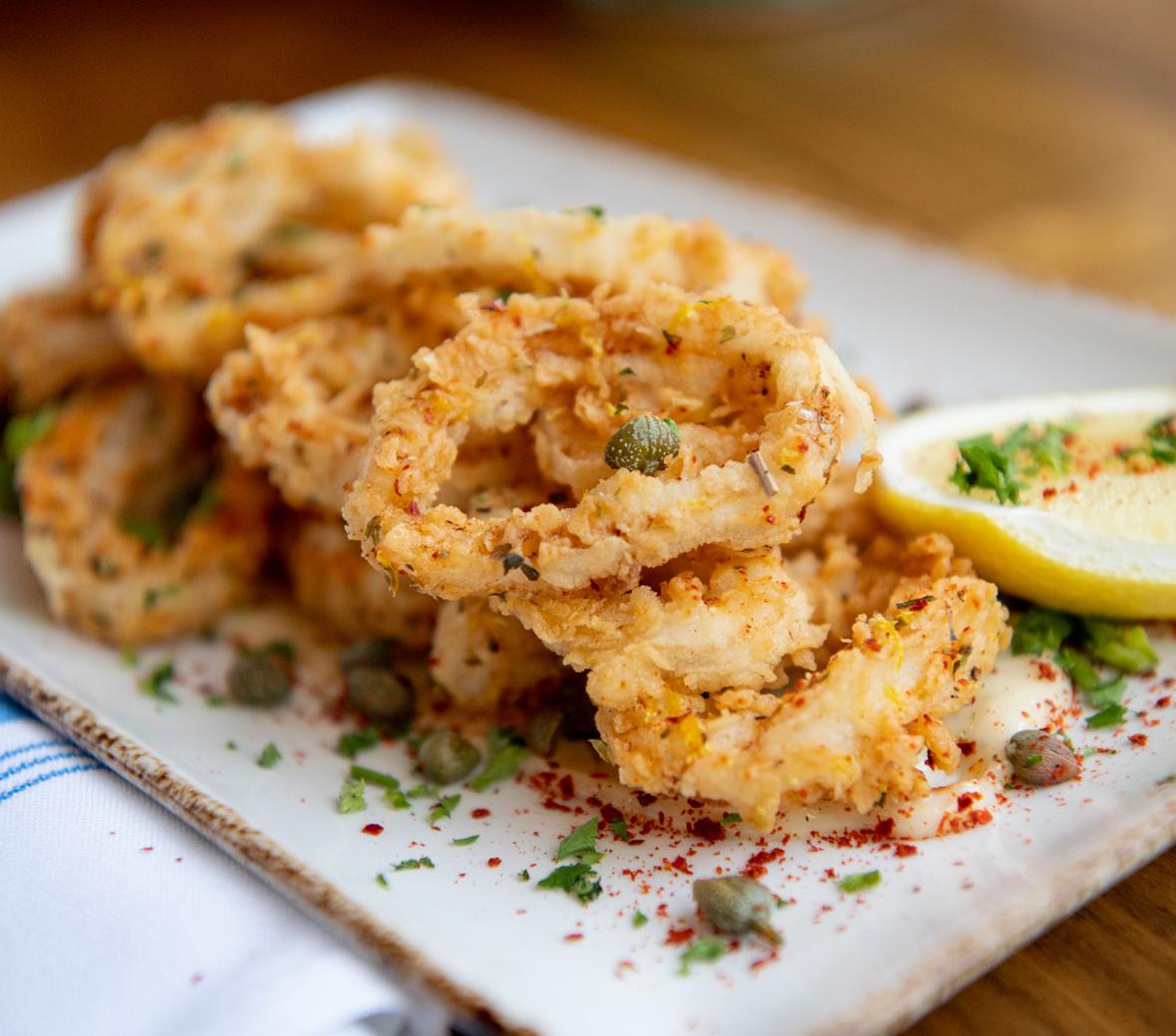 Fried Calamari at Cleo