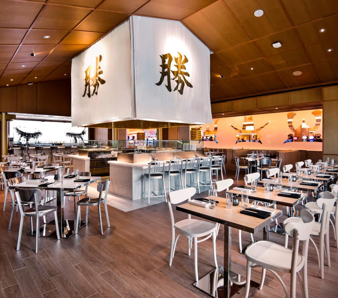 Katsuya Baha Mar dining room.