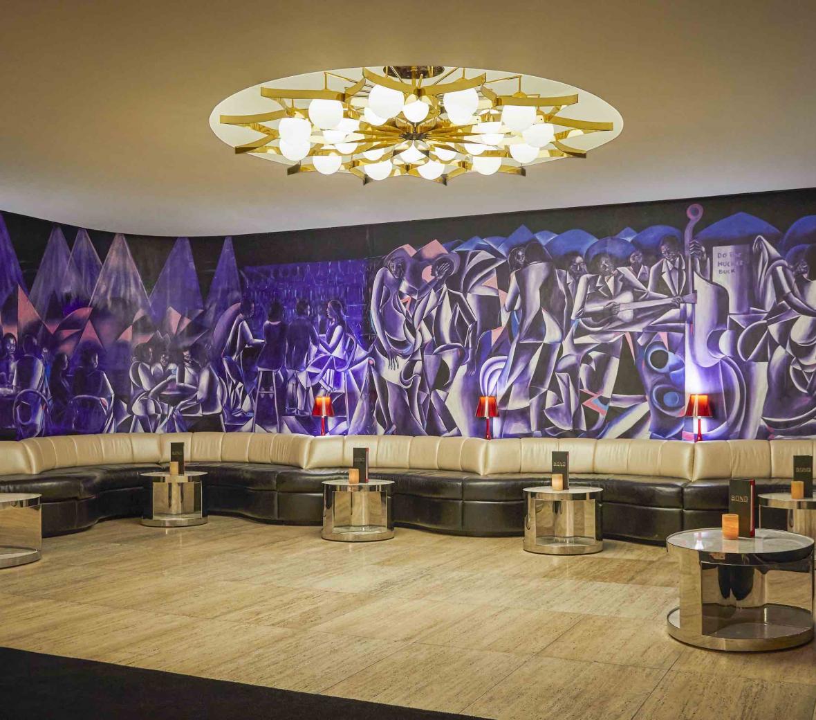 Bond booth area at SLS Baha Mar