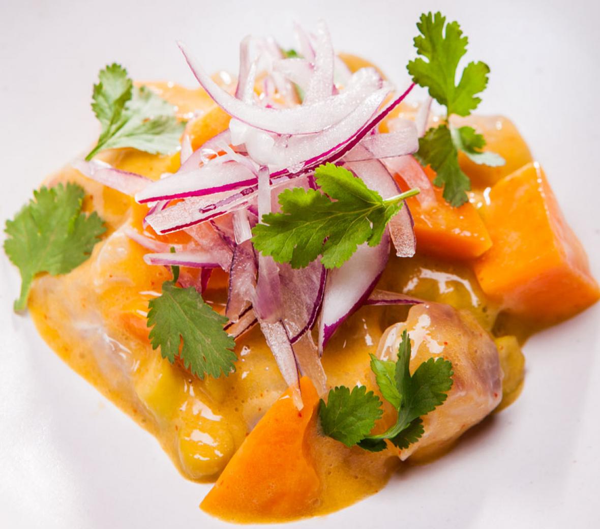 Cuisine at the Bazaar at the SLS Hotel, Beverly Hills. 