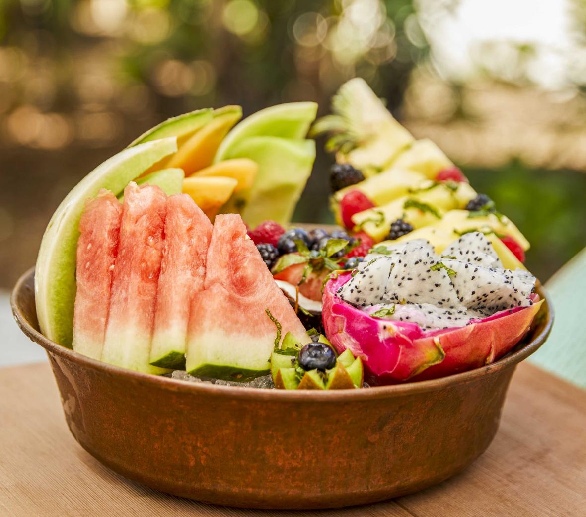 Bungalow Pool Bar & Grill fruit bowl