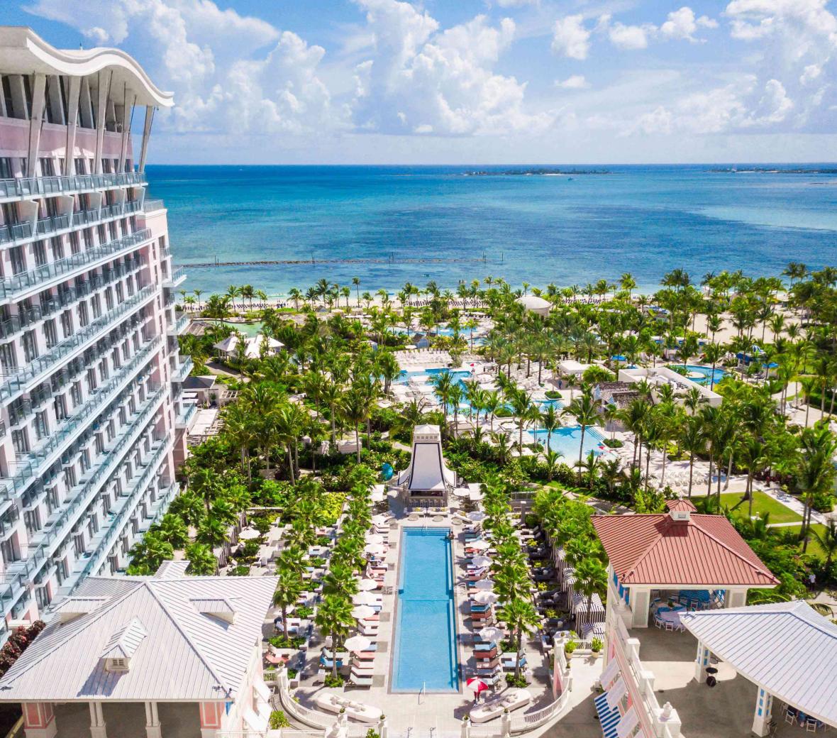 pool and ocean view from SLS Baha Mar
