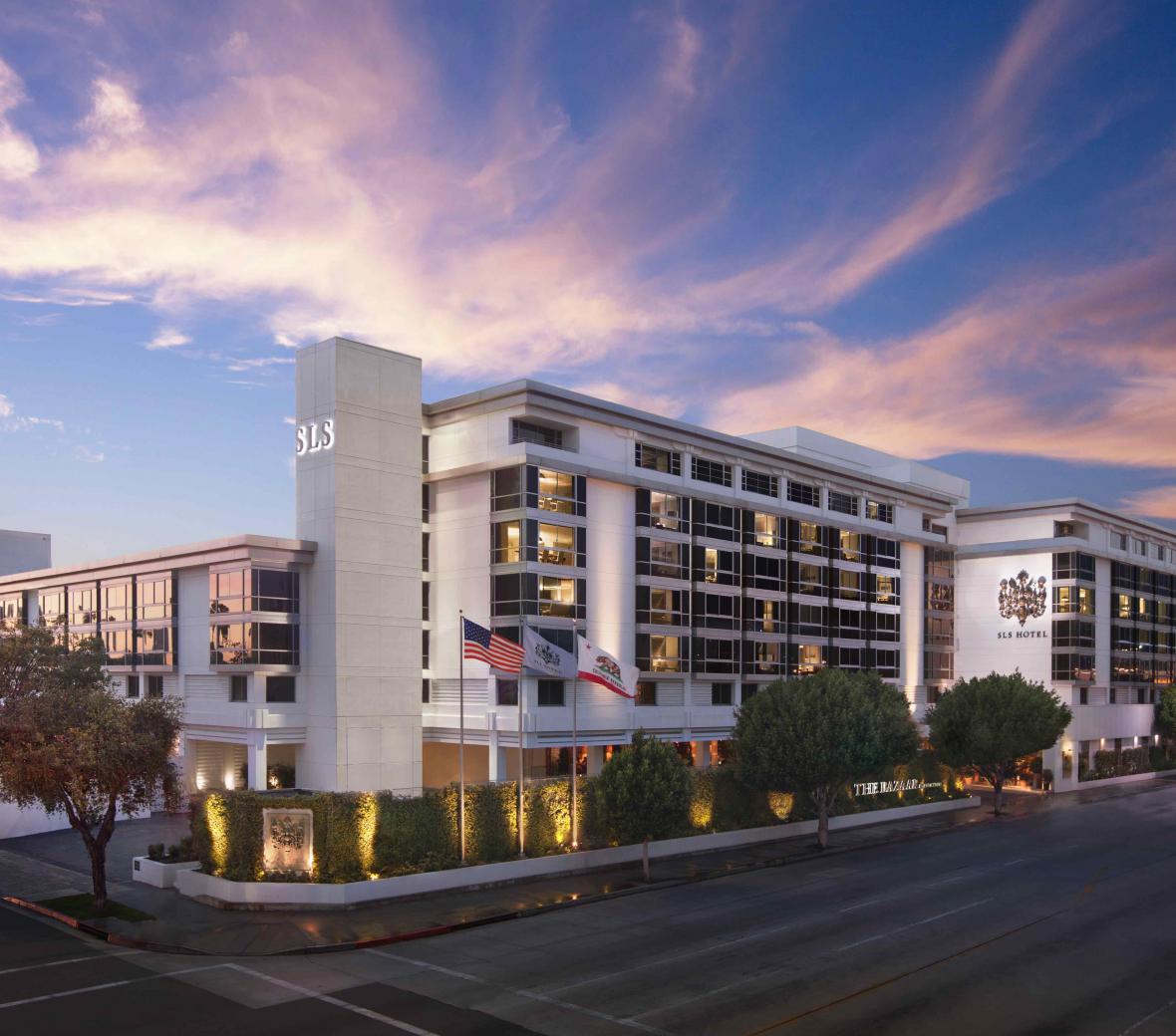 SLS Beverly Hills Hotel Facade