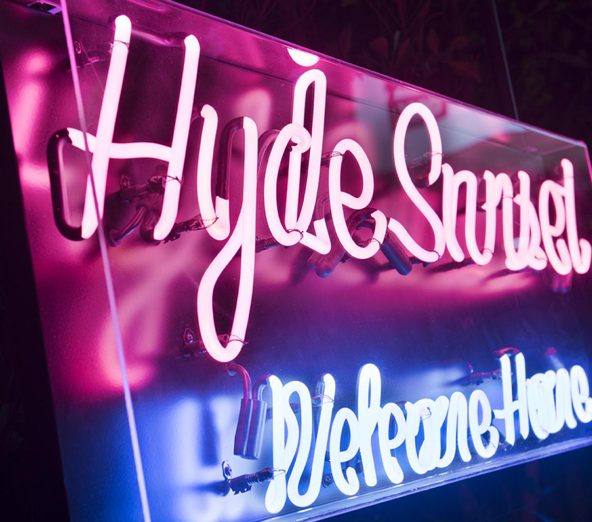 Hyde Sunset Kitchen neon sign