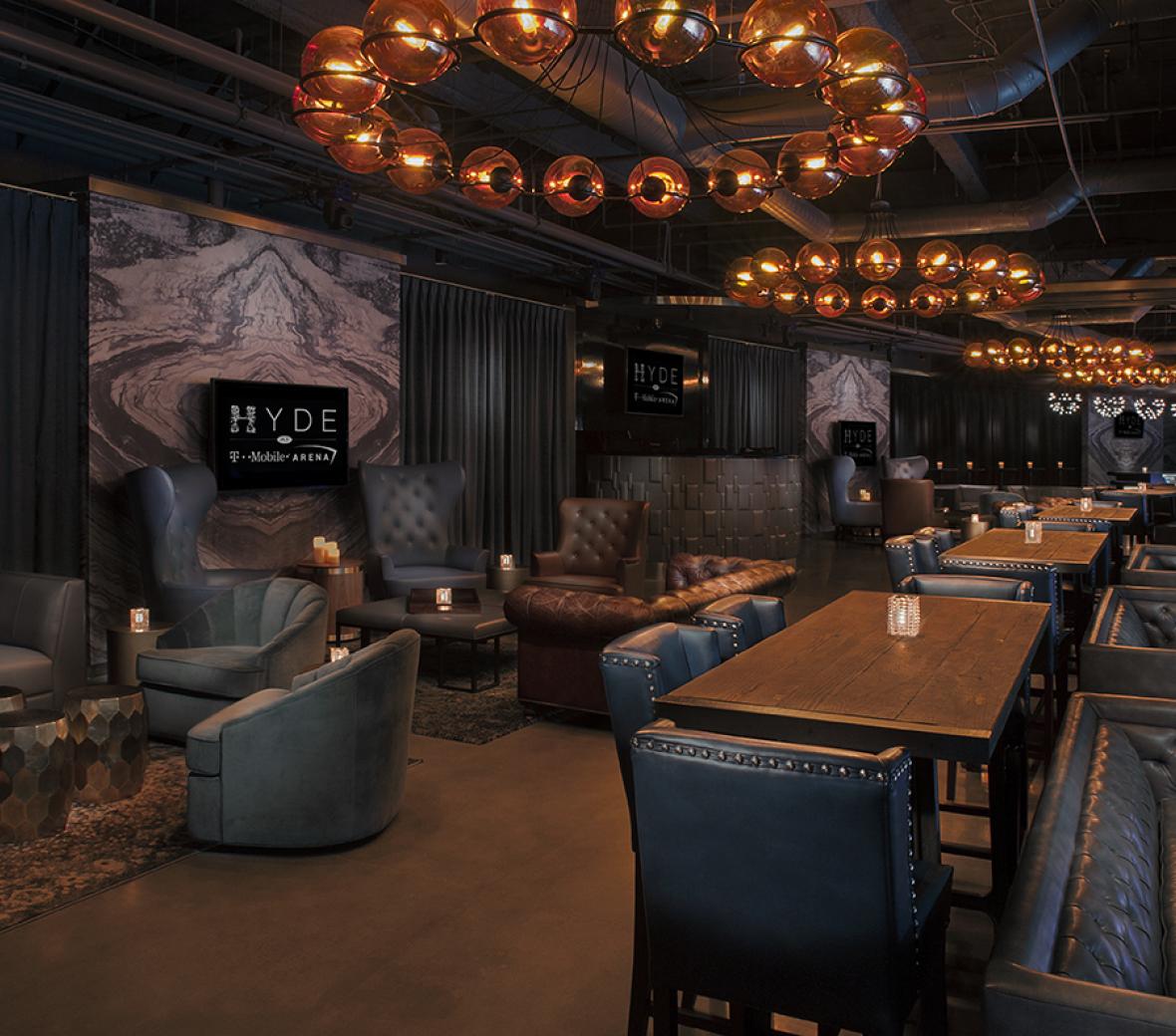 main lounge area at Hyde Lounge