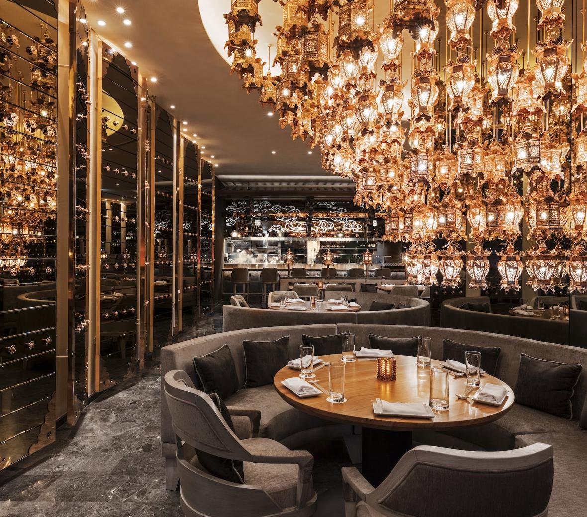 dining room at Morimoto at Mondrian Doha