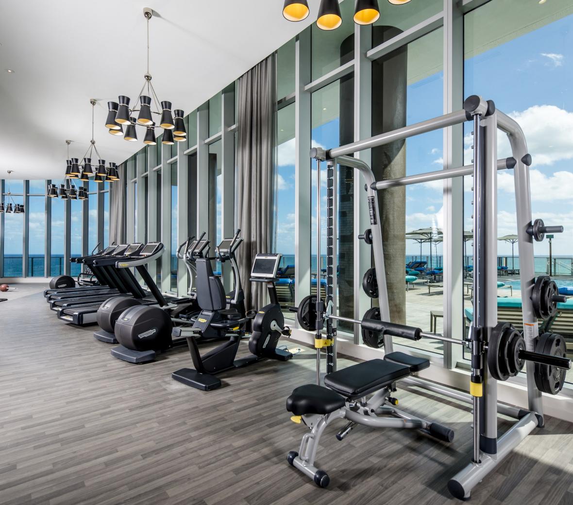 Hyde Hollywood gym facilities
