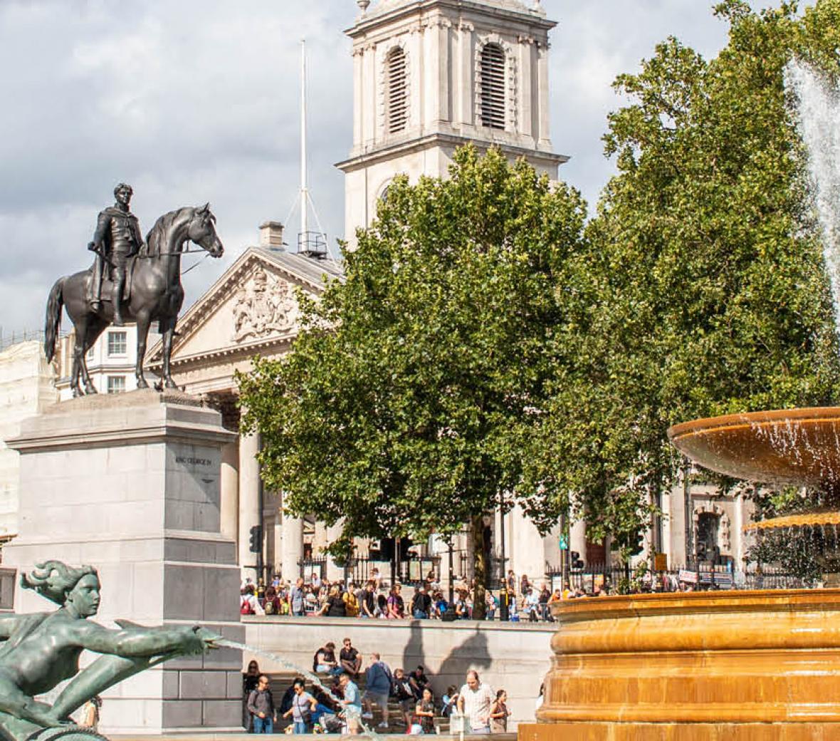 St Martins Lane Trafalgar Square
