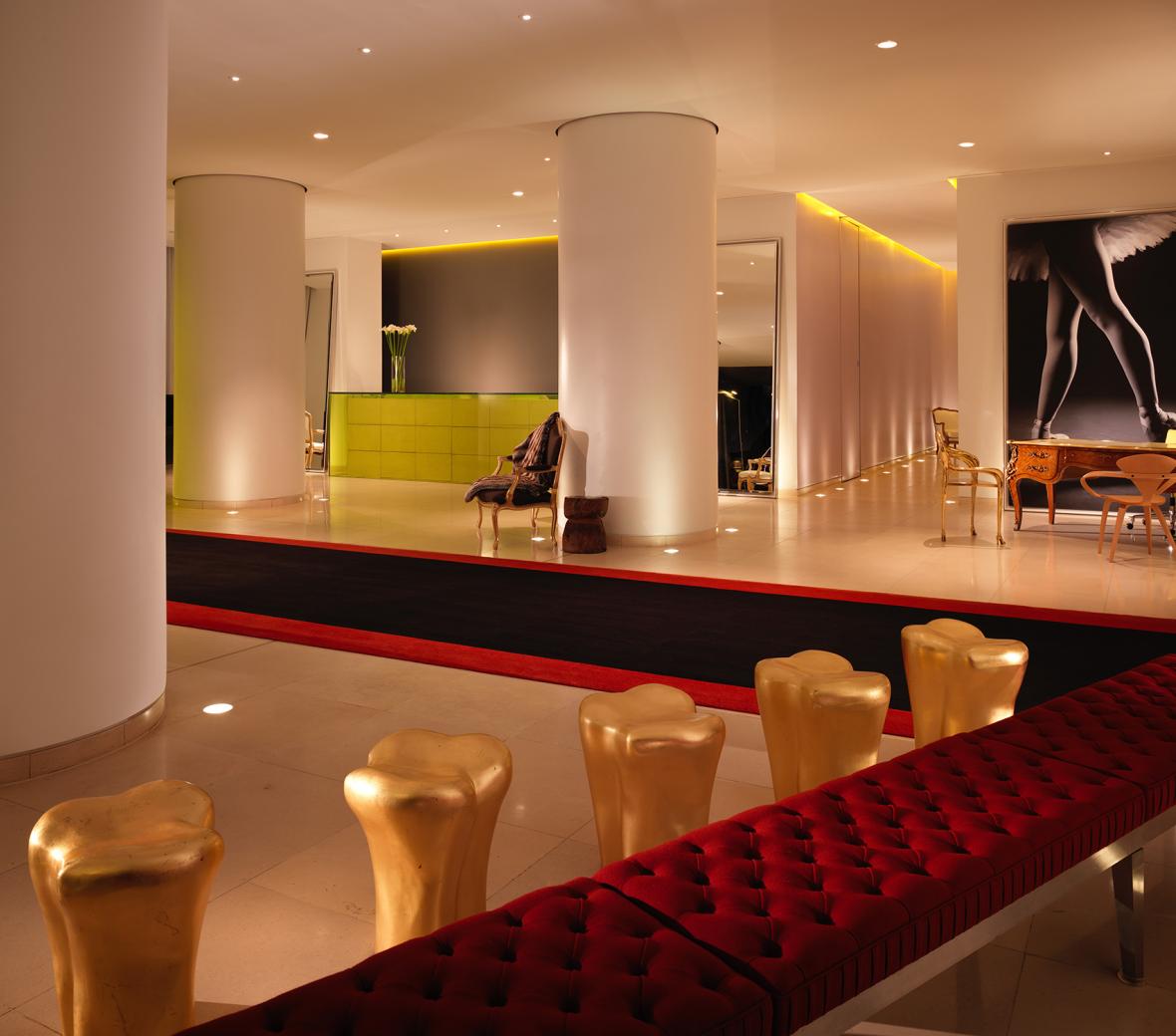 St Martins Lane hotel lobby