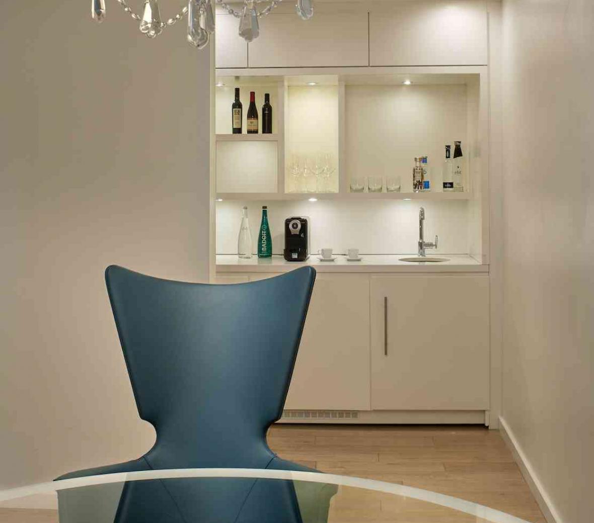 kitchenette view from dining area