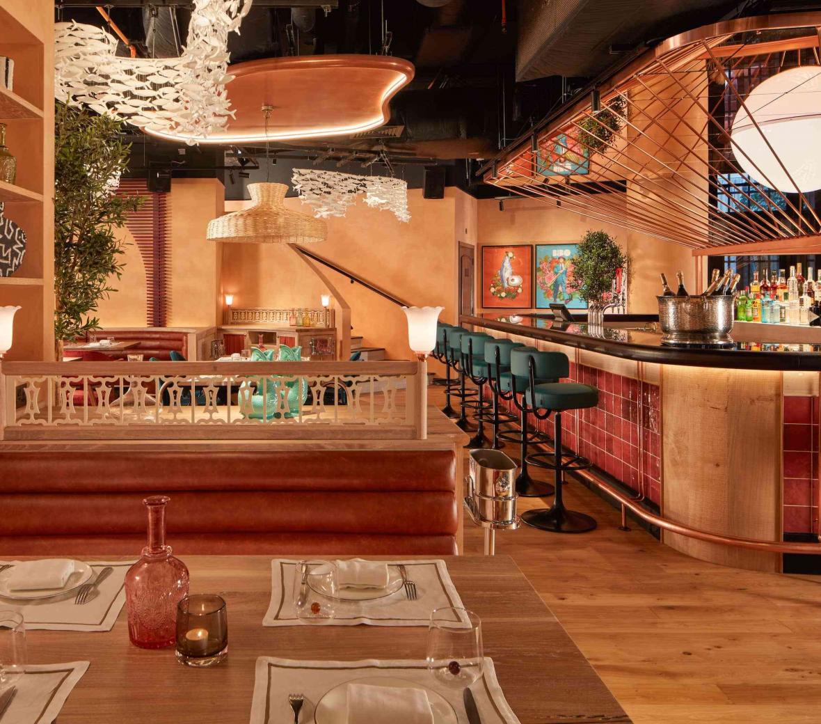 interior of a restaurant