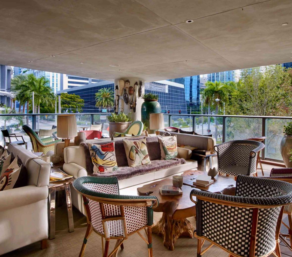 SAAM Brickell exterior patio