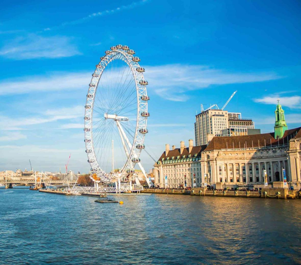 view of london eye