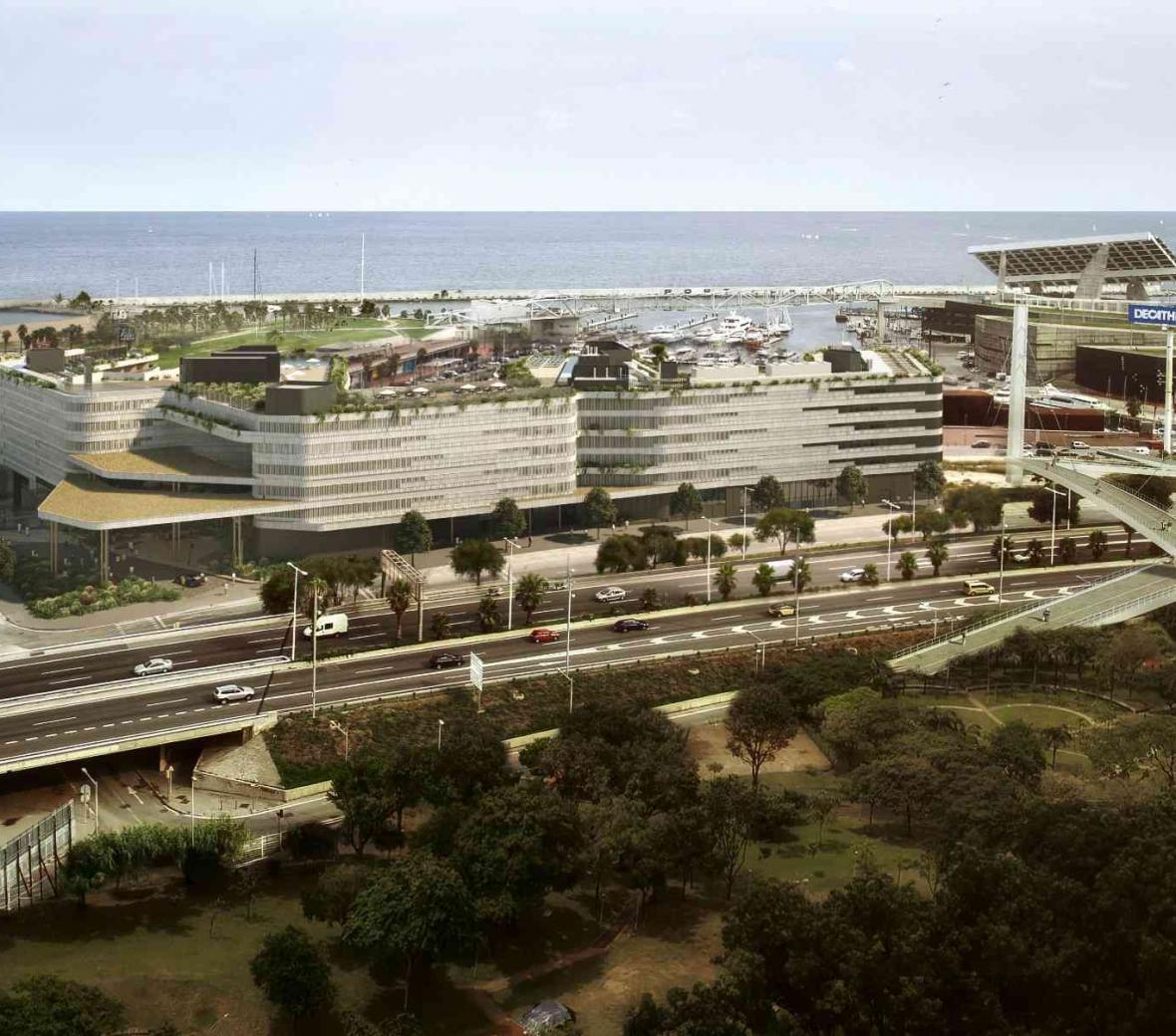 Rendering of SLS Barcelona beach front property
