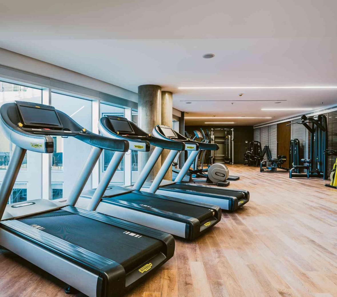 The gym at SLS Puerto Madero