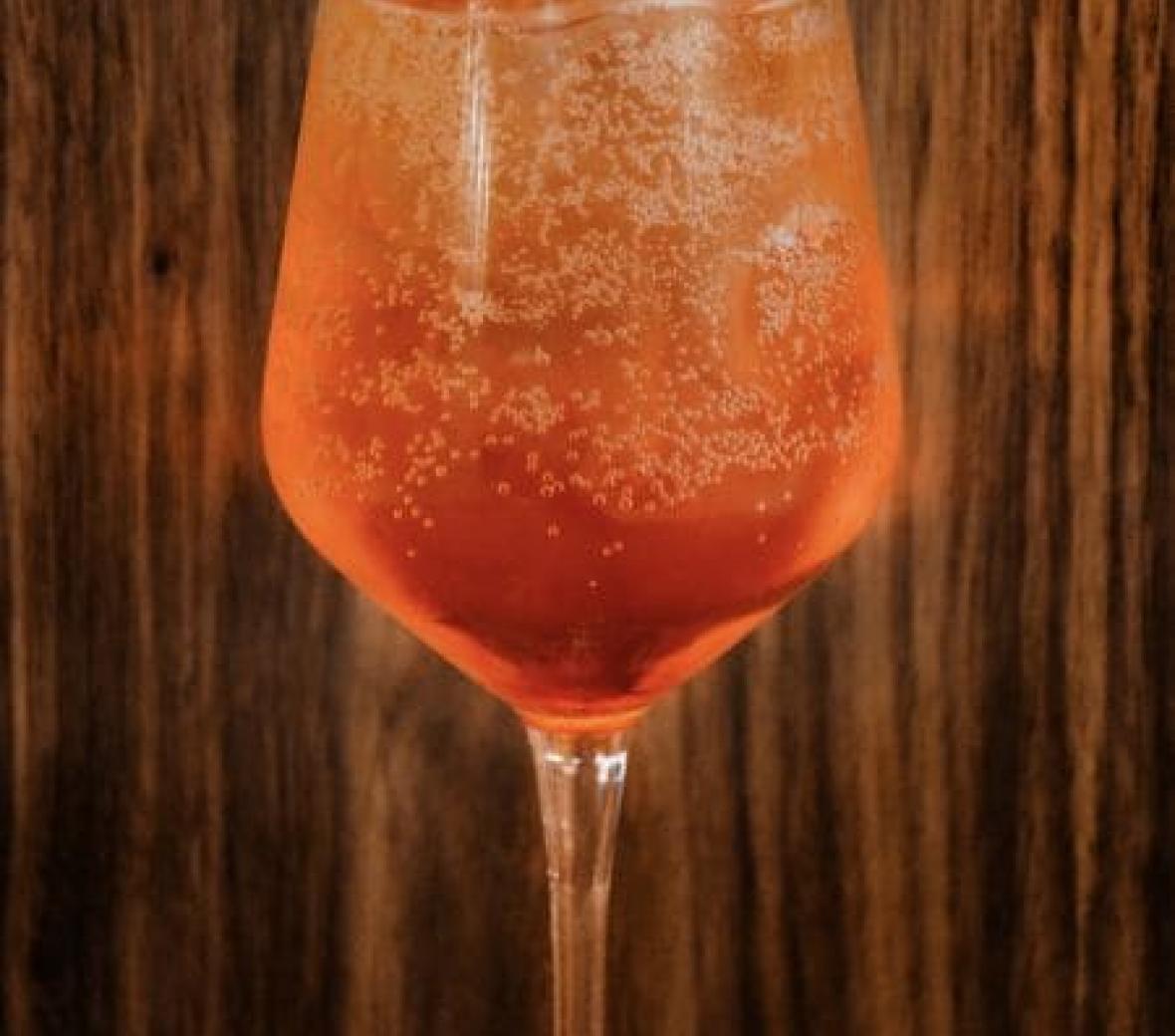 close up of cocktail