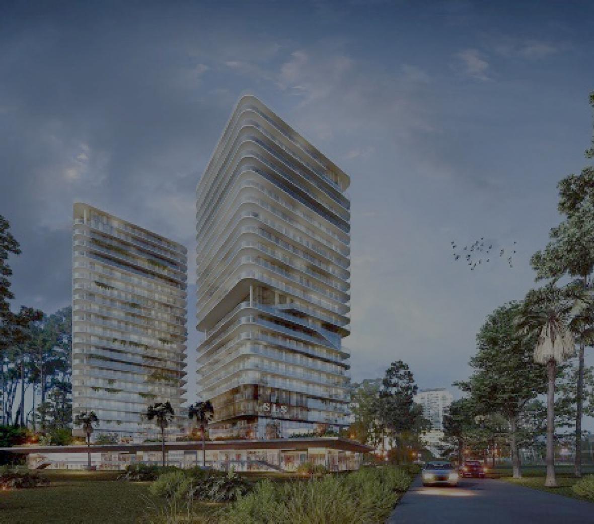 dark rendering of sls punta del este