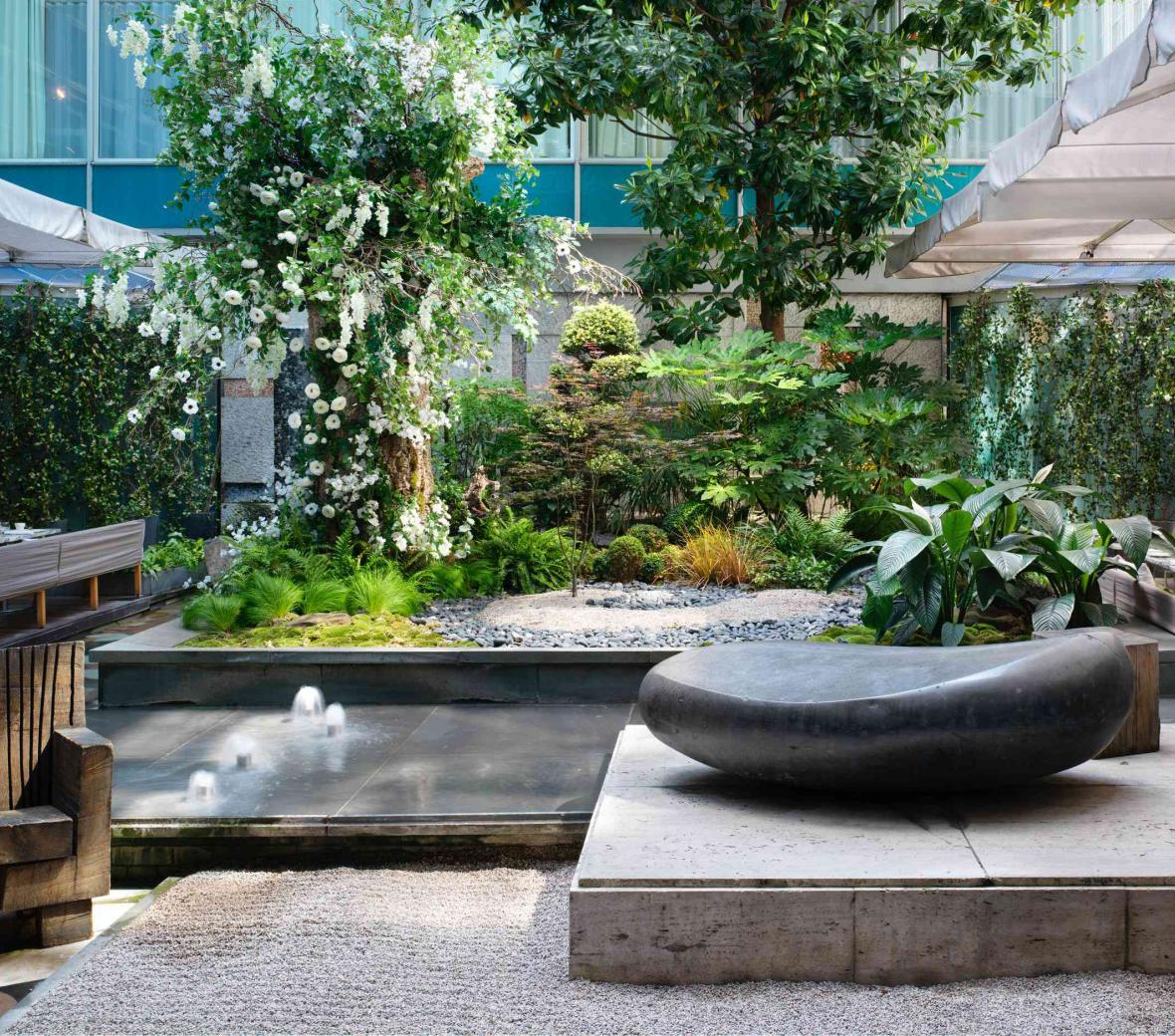 outdoor zen garden