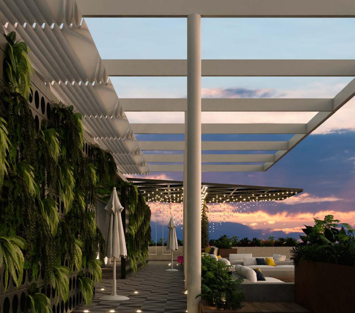 Skybar at Mondrian Condesa