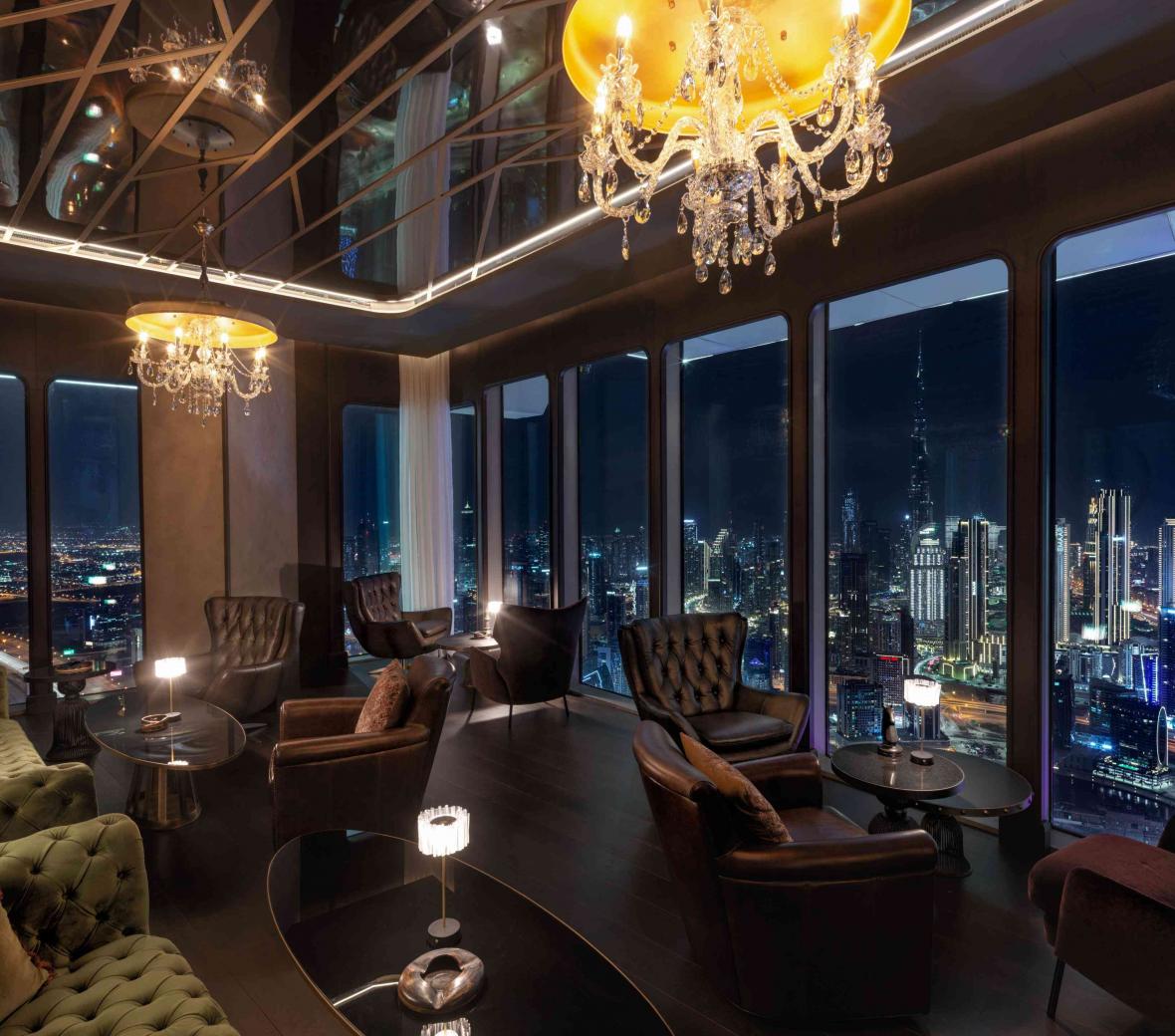inside of Smoke & Mirrors at SLS Dubai