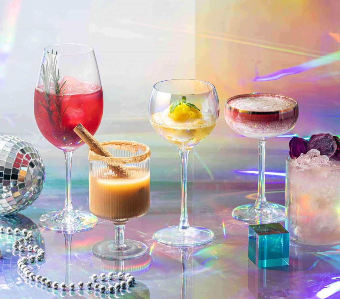 festive winter cocktail