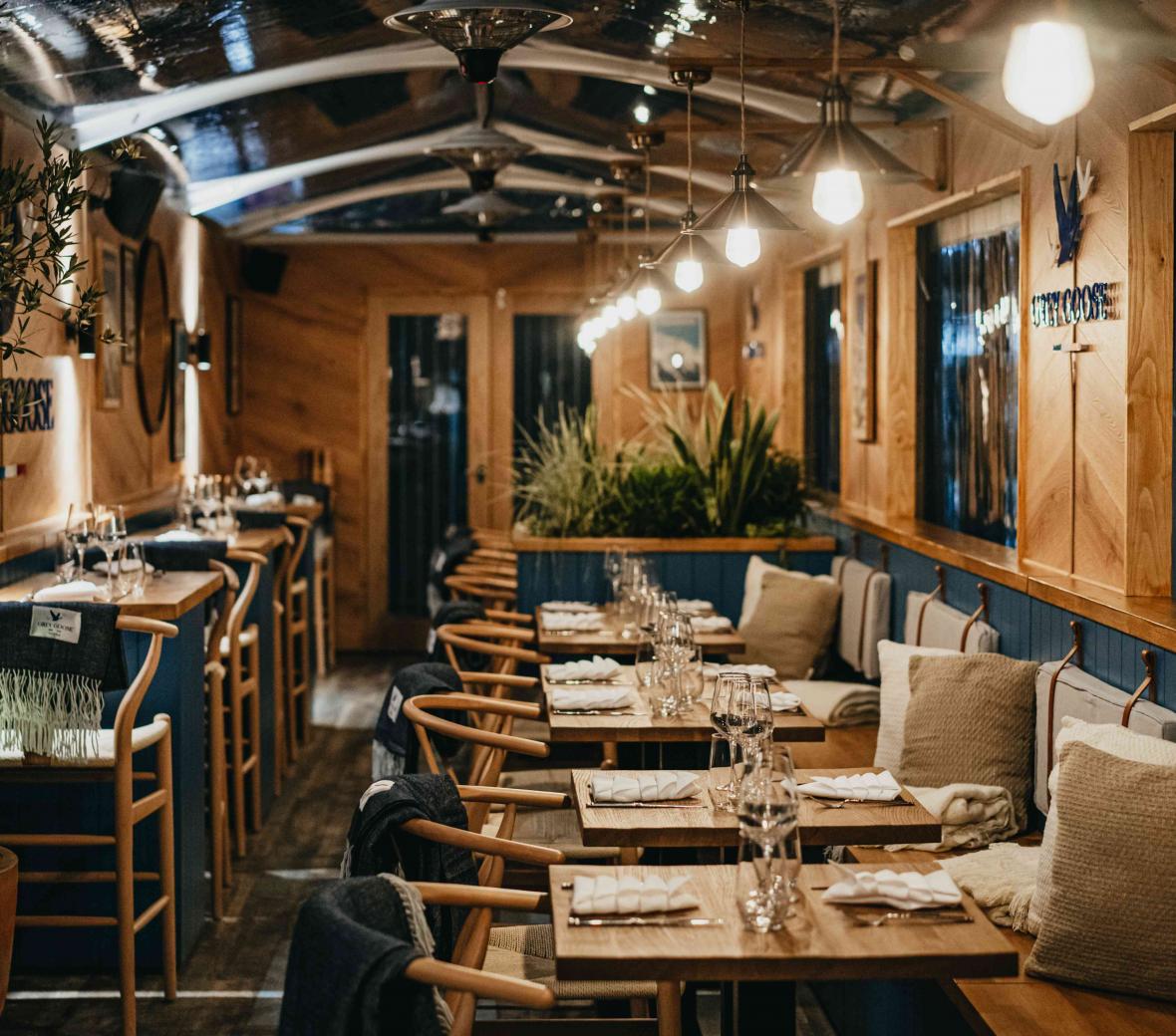 winter chalet