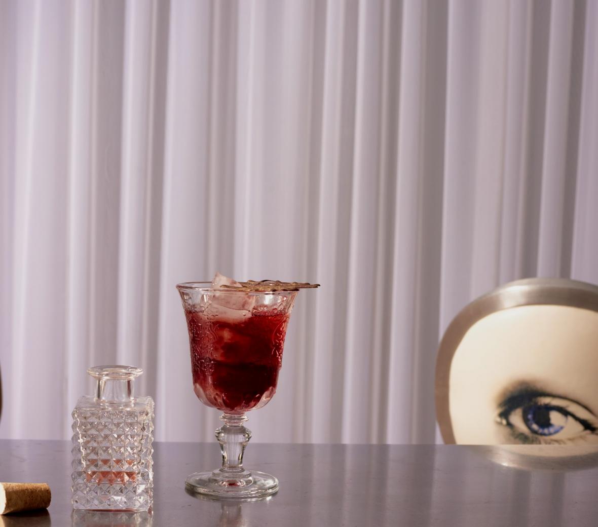 Drinks at Long Bar Sanderson 