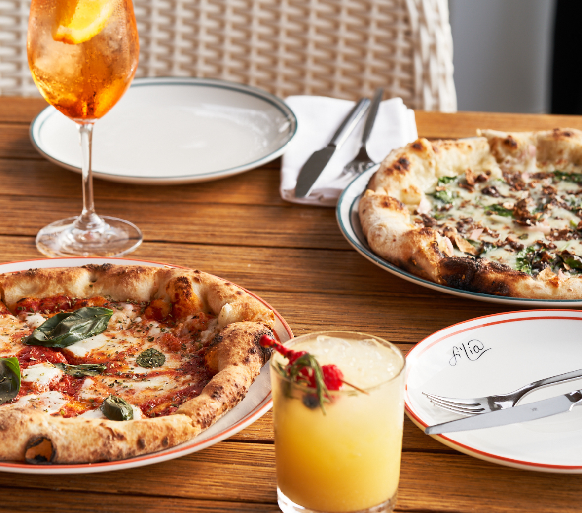 Fi'lia Pizzas on the Terrace