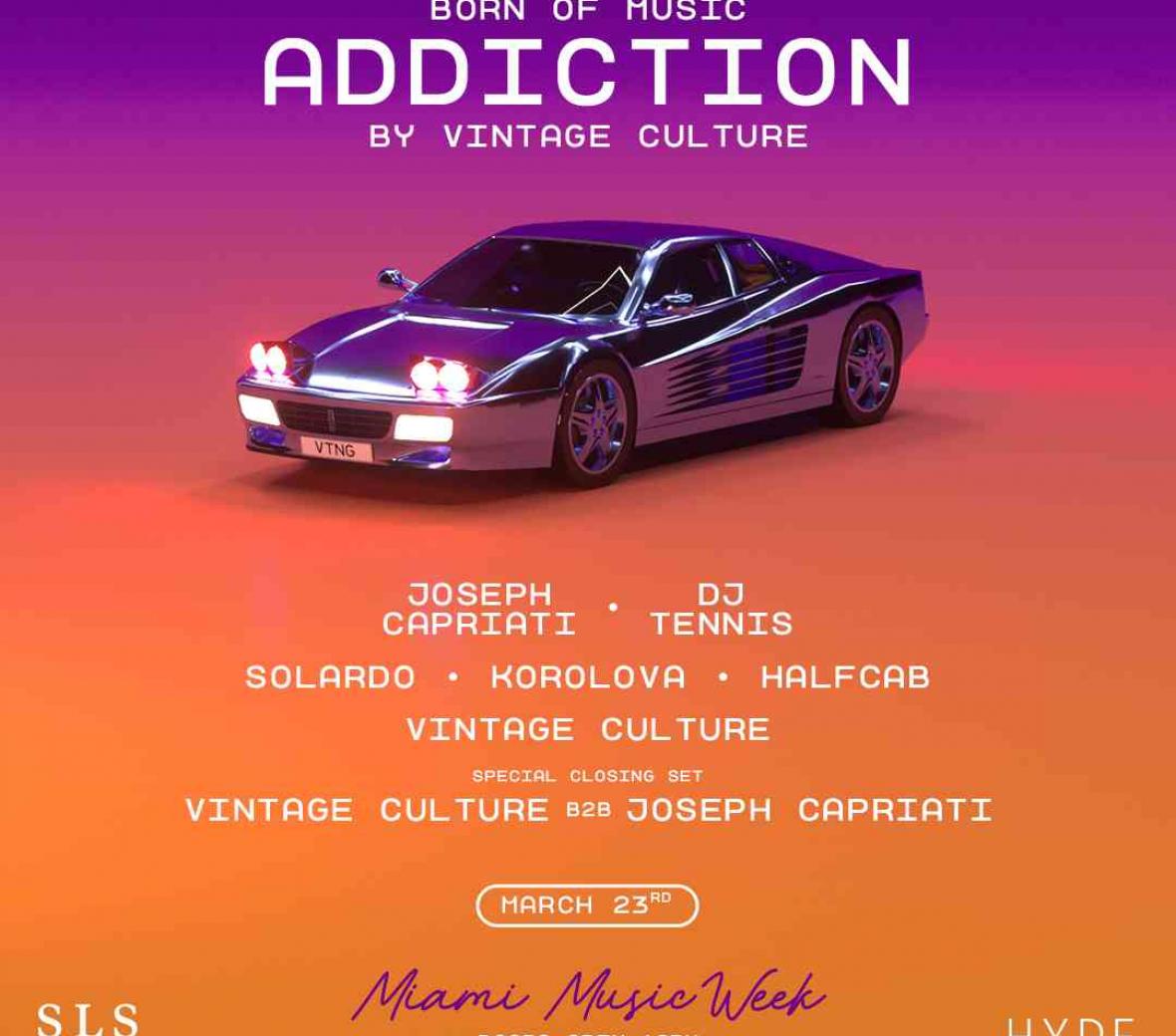 Music Festival Flyer - Addiction and friends