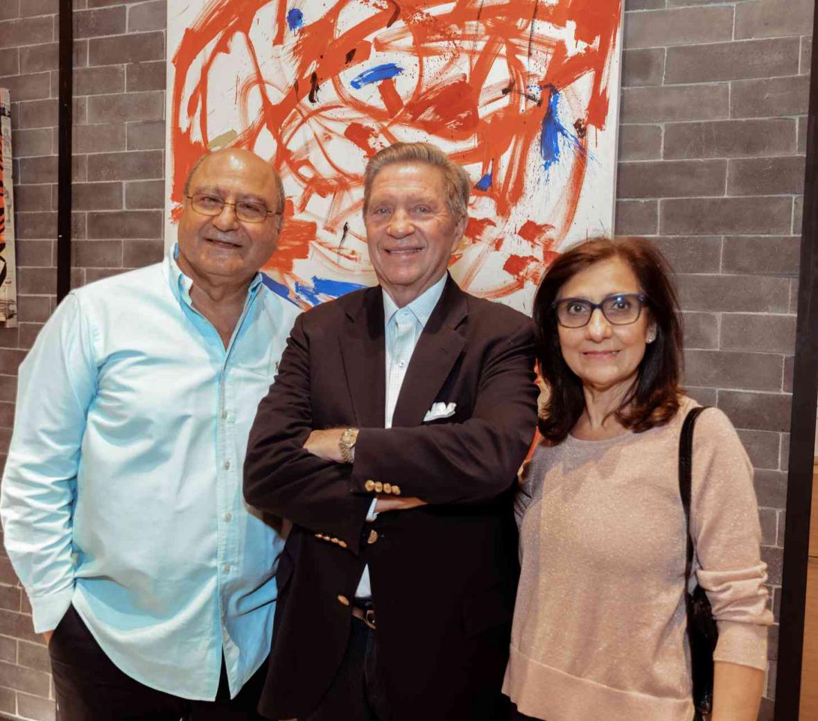 Hillel Shohet, Wife and Artist J. Stevens Manolis 