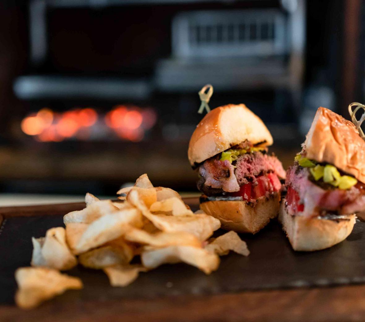 Burger and Fries