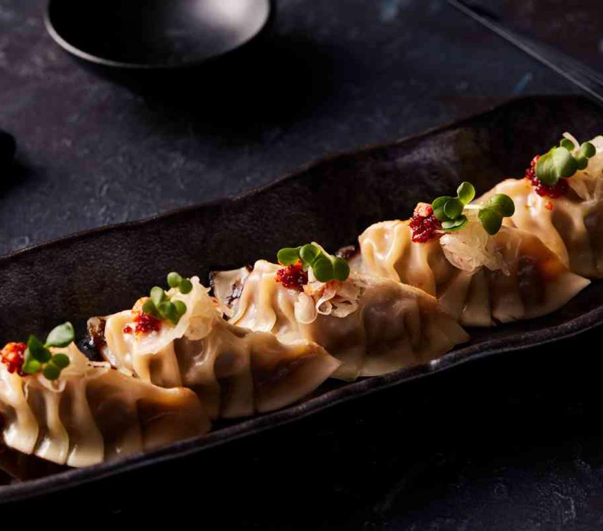 Wagyu Gyoza at Katsuya Dubai