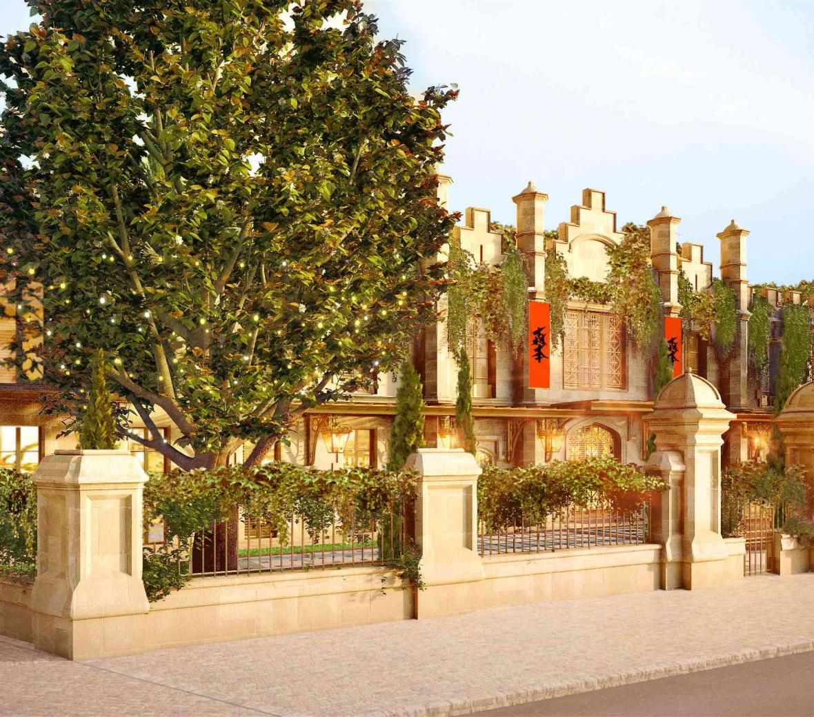 Outside of the Mondrian Bordeaux