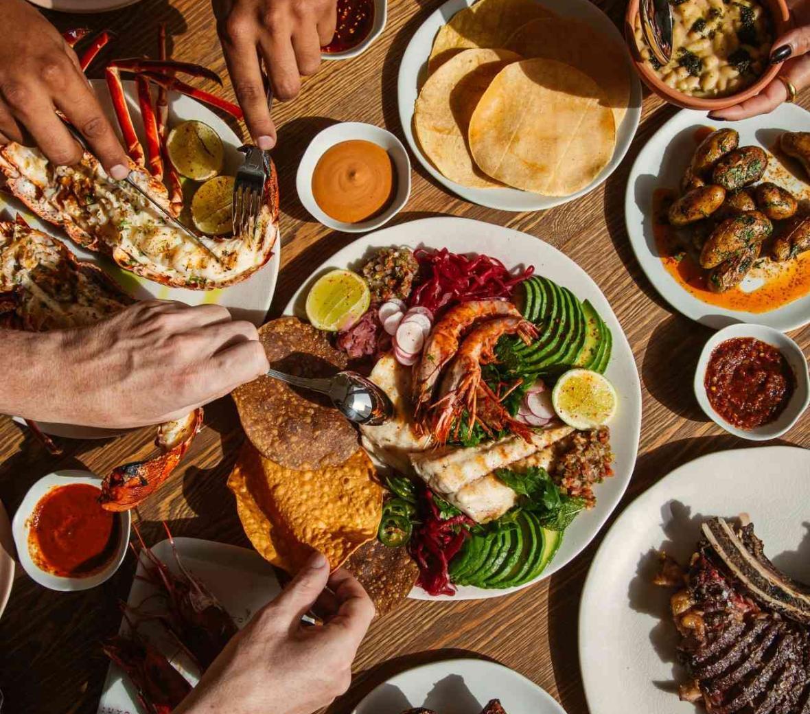 People Sharing Food