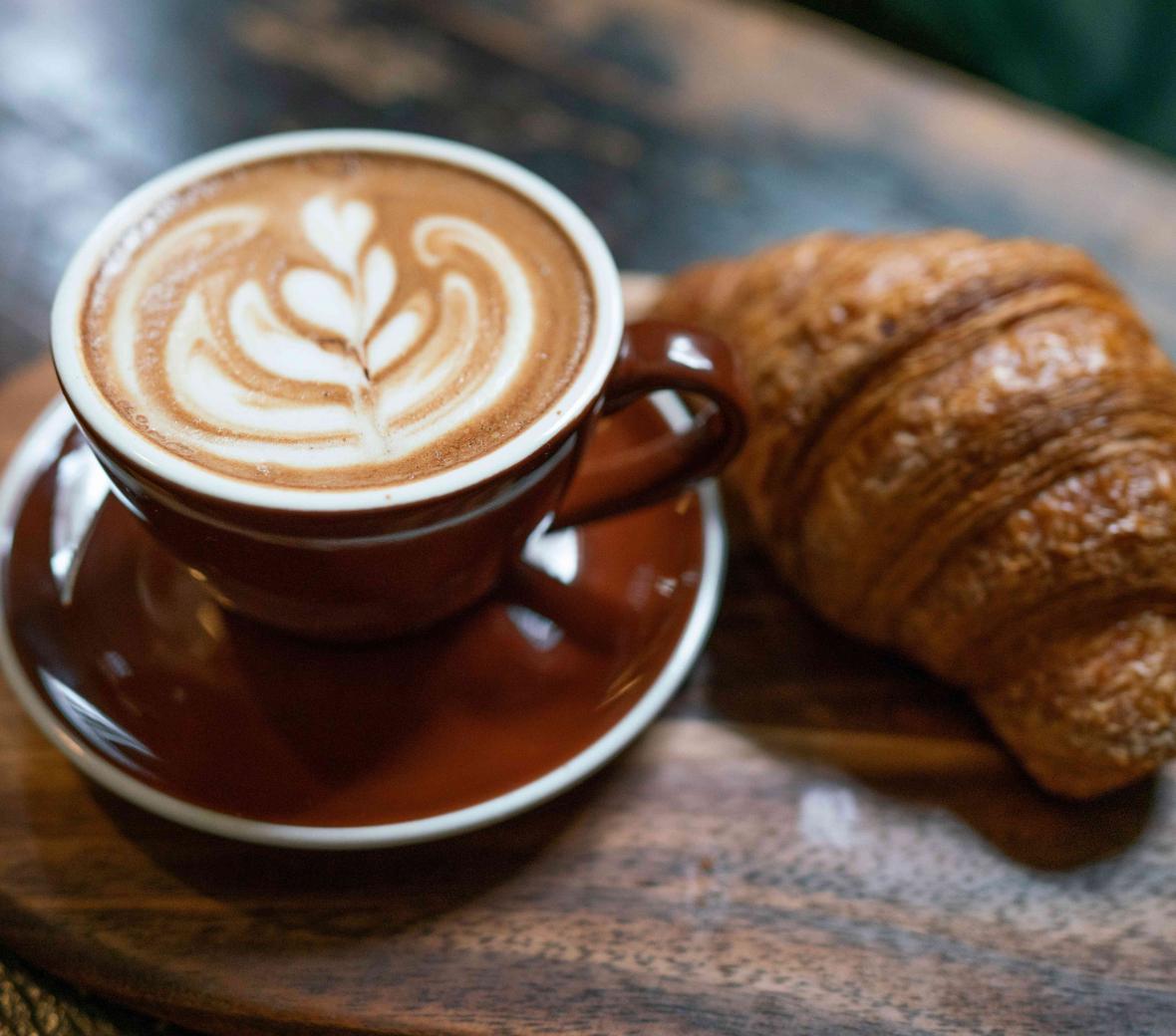 Coffee and a crossaint