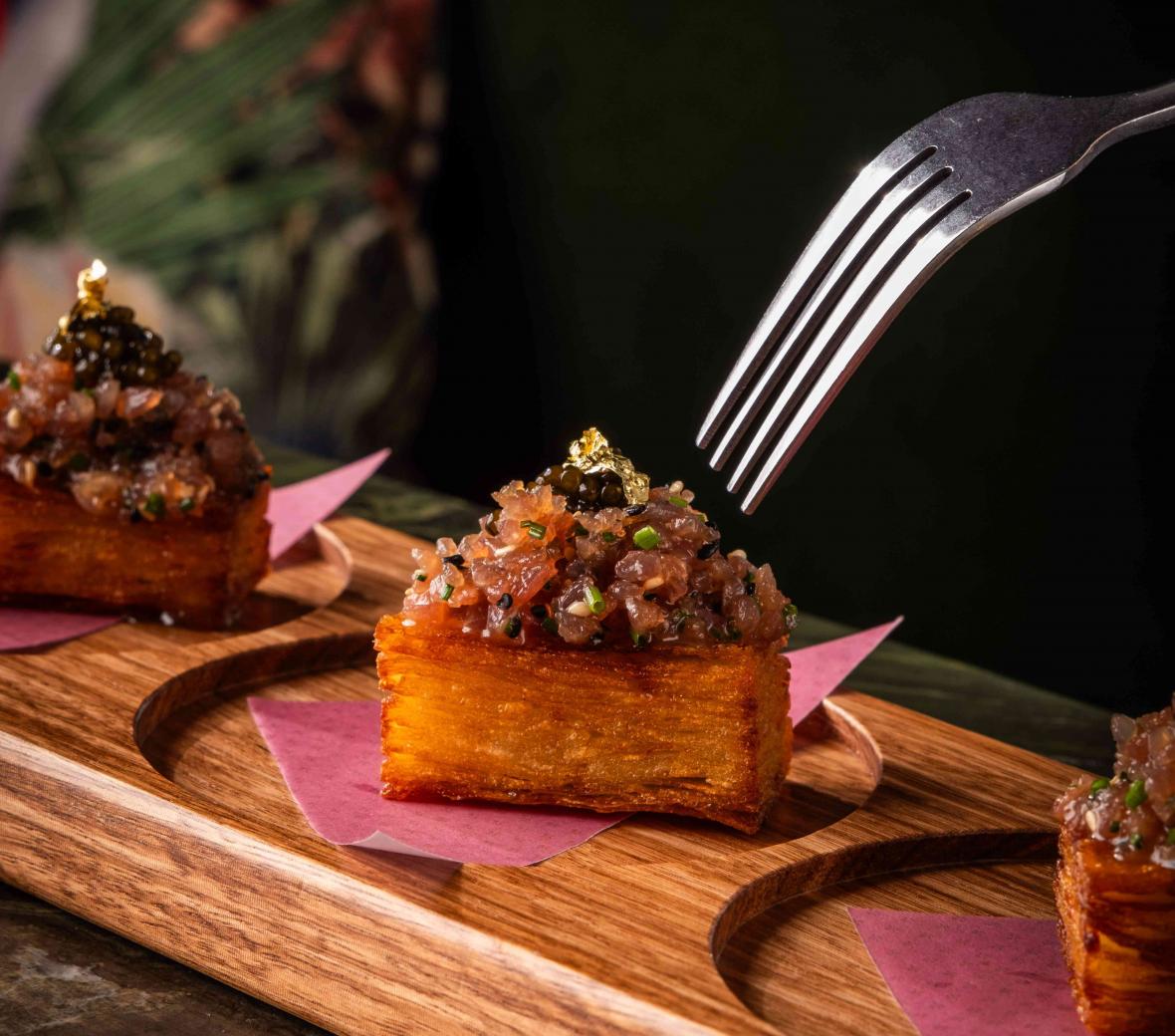 Christina's Singapore dish; Singapore restaurant and cocktail bar; Mondrian Singapore Duxton 