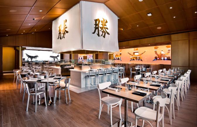 Katsuya Baha Mar dining room.