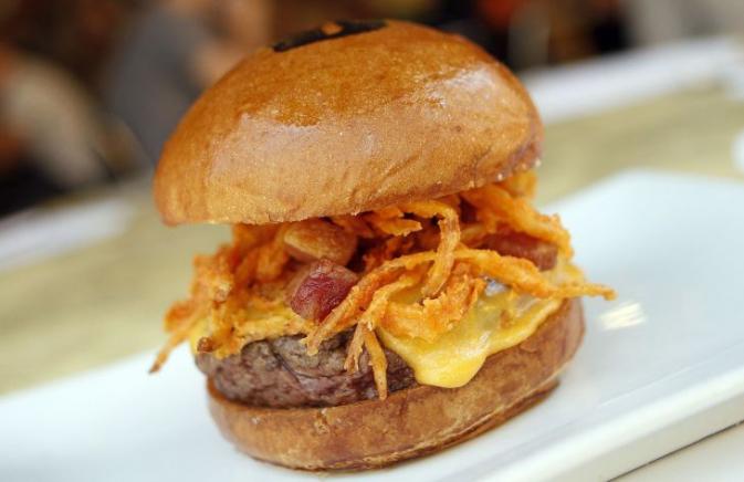 The Manly Burger, one of the offerings at Umami Burger.