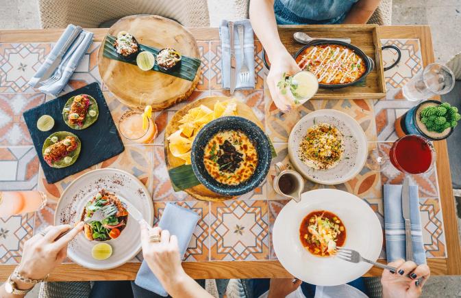 Diez y Seis at Shore Club menu items