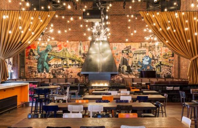 Interior of Umami Burger