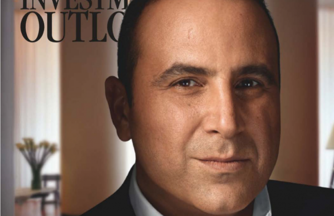 Cover image of Hotels Magazine featuring Sam Nazarian