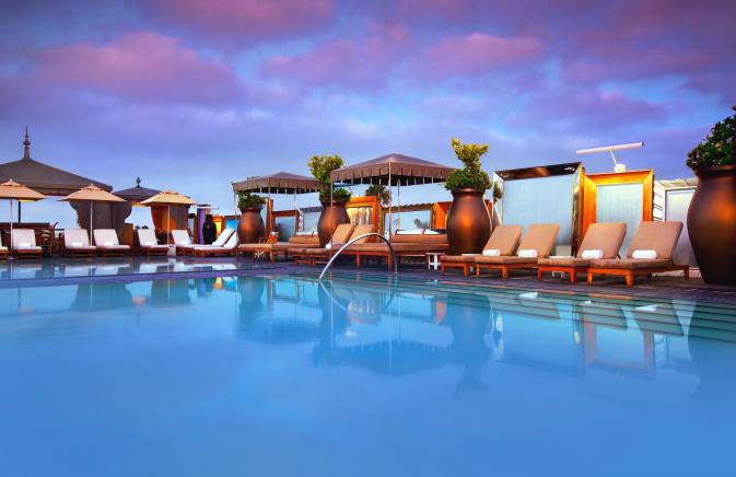 Altitude Rooftop pool Beverly Hills