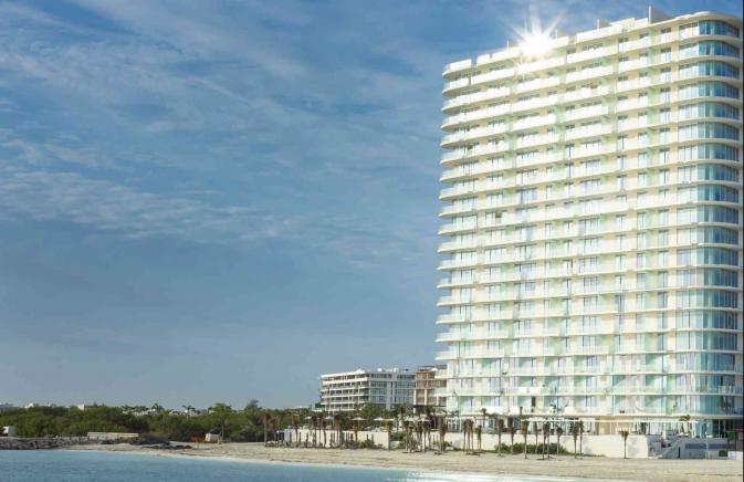 Hotel from the water