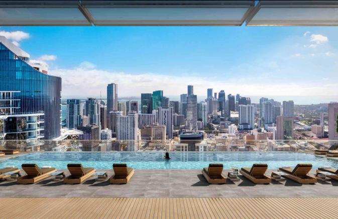 Legacy Miami Pool Deck overlooking Miami